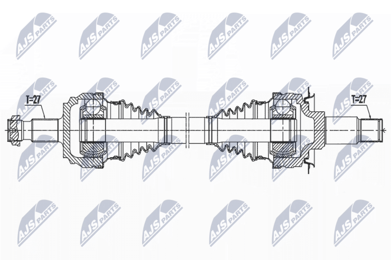 NTY NPW-ME-148 Drive Shaft