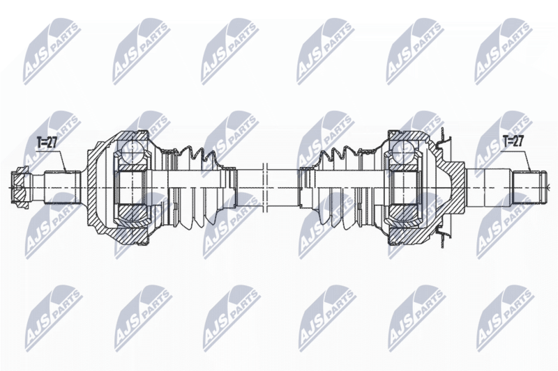 NTY NPW-ME-156 Drive Shaft