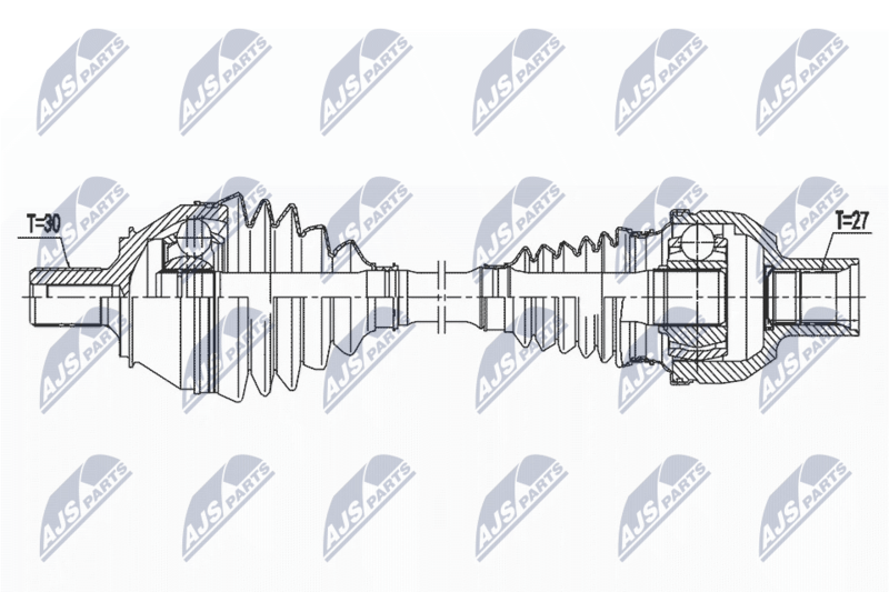 NTY NPW-ME-158 Drive Shaft