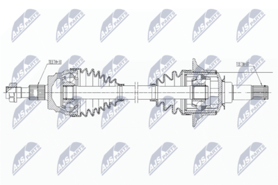 Drive Shaft NTY NPW-ME-162