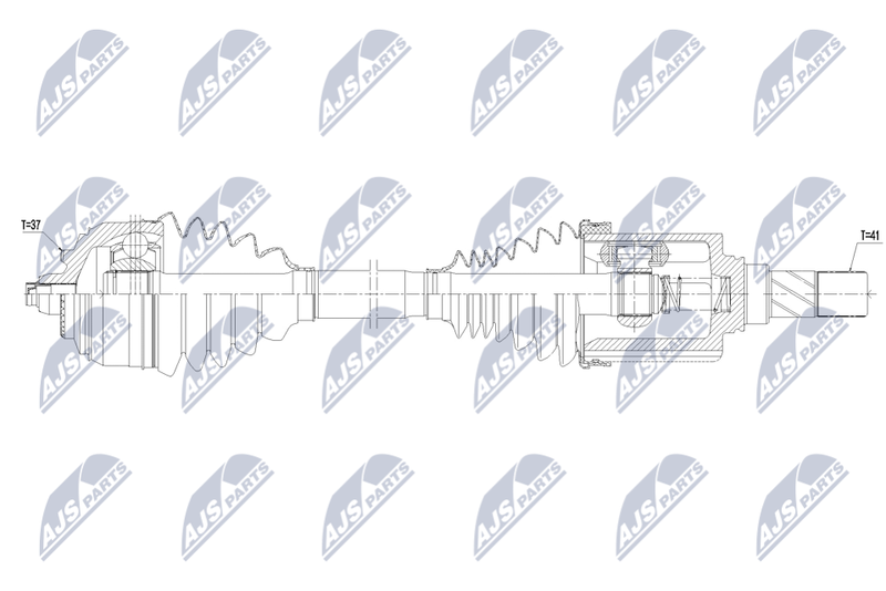 NTY NPW-ME-166 Drive Shaft