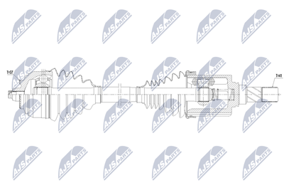 Drive Shaft NTY NPW-ME-166