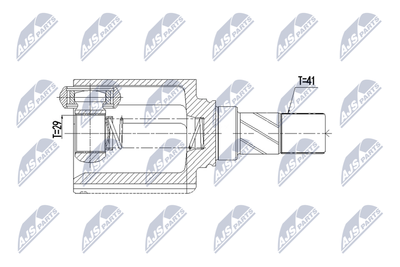 Joint Kit, drive shaft NTY NPW-ME-167