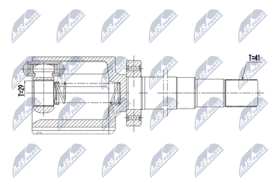 Joint Kit, drive shaft NTY NPW-ME-169