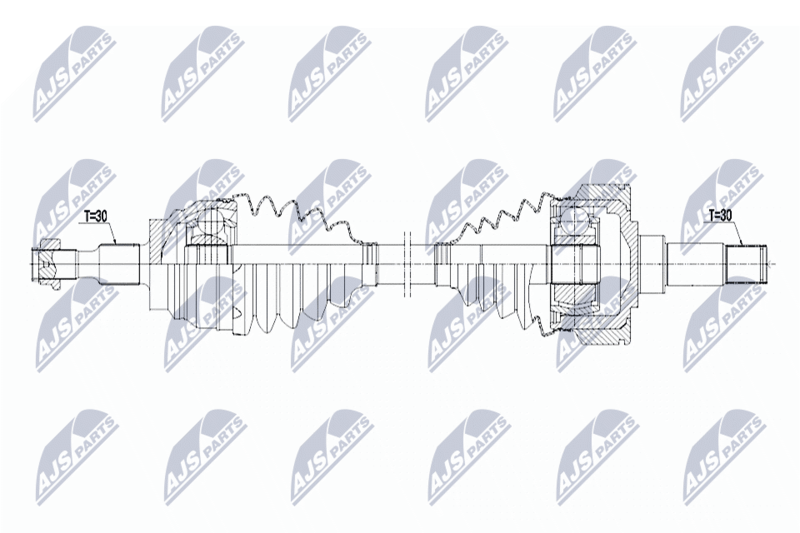 NTY NPW-ME-174 Drive Shaft