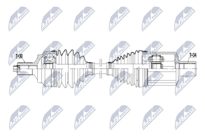 Drive Shaft NTY NPW-ME-182