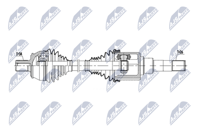 Drive Shaft NTY NPW-ME-183