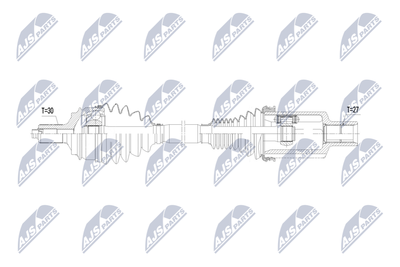 Drive Shaft NTY NPW-ME-186