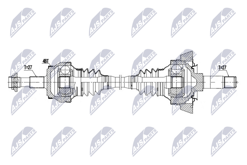 NTY NPW-ME-189 Drive Shaft