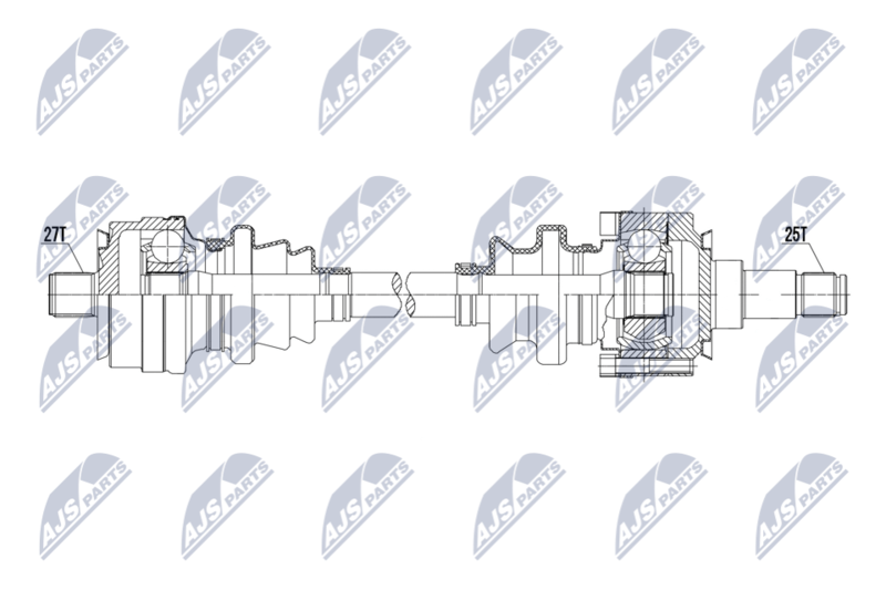 NTY NPW-ME-190 Drive Shaft