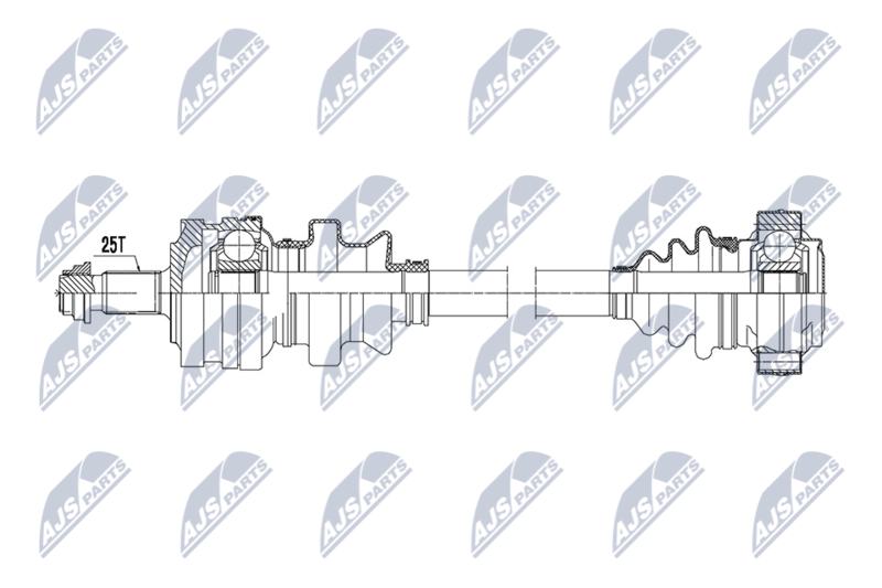 NTY NPW-ME-192 Drive Shaft