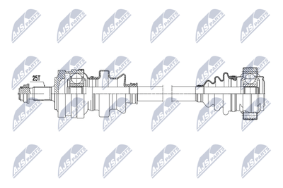 Drive Shaft NTY NPW-ME-192