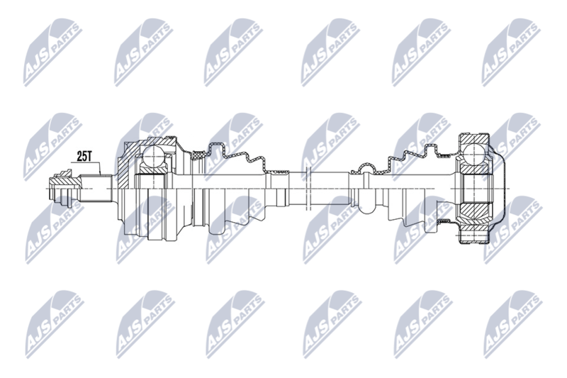 NTY NPW-ME-193 Drive Shaft