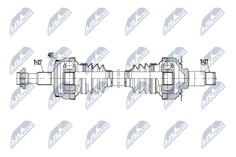 NTY NPW-ME-194 Drive Shaft