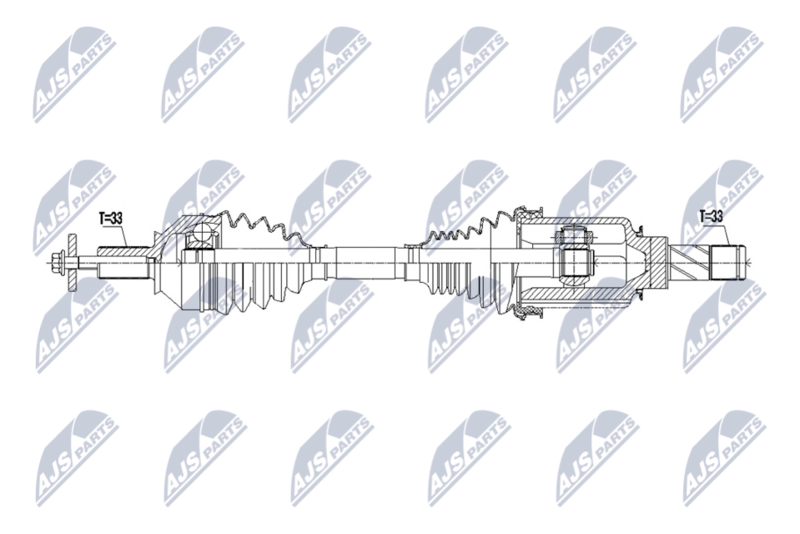 NTY NPW-ME-195 Drive Shaft