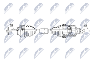 Drive Shaft NTY NPW-ME-196