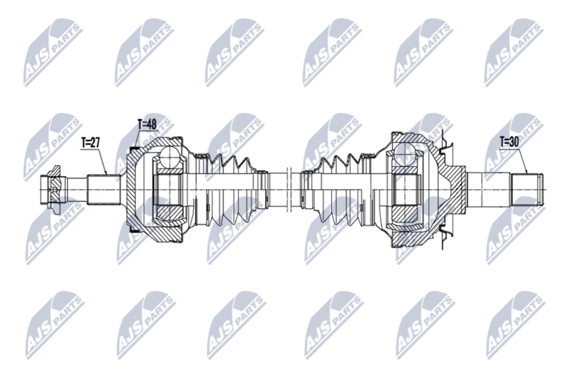 NTY NPW-ME-199 Drive Shaft
