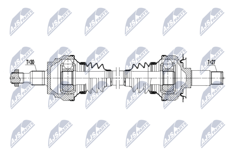 NTY NPW-ME-200 Drive Shaft