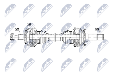 Drive Shaft NTY NPW-ME-201