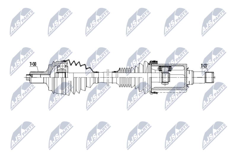 NTY NPW-ME-204 Drive Shaft