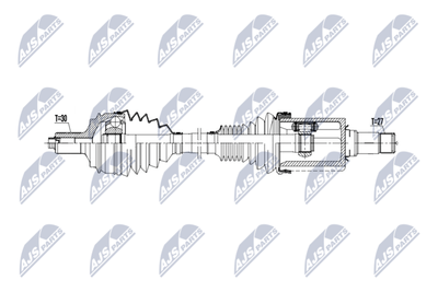 Drive Shaft NTY NPW-ME-204