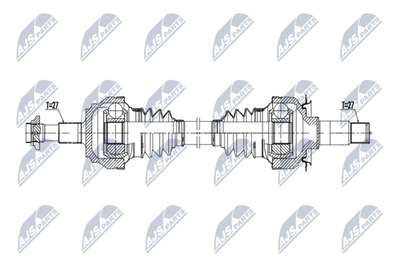 Drive Shaft NTY NPW-ME-206