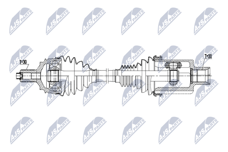 NTY NPW-ME-208 Drive Shaft