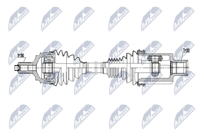 Drive Shaft NTY NPW-ME-208