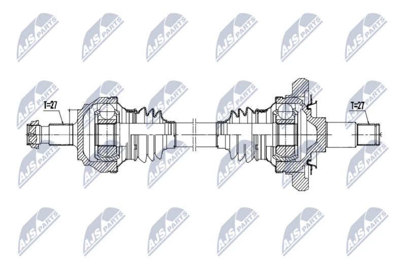 NTY NPW-ME-210 Drive Shaft