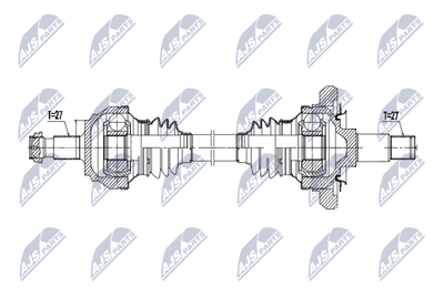 Drive Shaft NTY NPW-ME-210