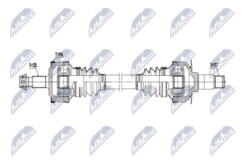 NTY NPW-ME-212 Drive Shaft