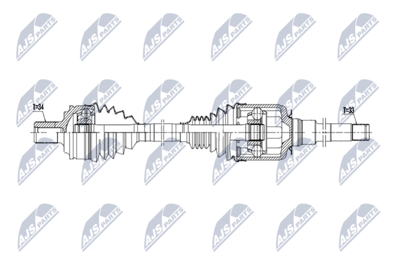 NTY NPW-ME-213 Drive Shaft
