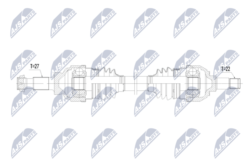 NTY NPW-ME-215 Drive Shaft