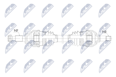 Drive Shaft NTY NPW-ME-215