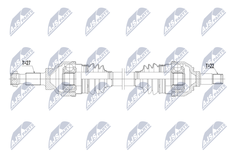 NTY NPW-ME-216 Drive Shaft