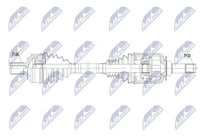 Drive Shaft NTY NPW-ME-218