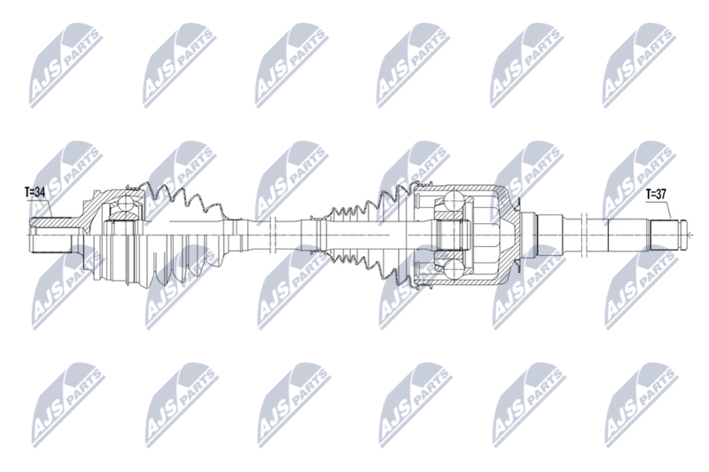 NTY NPW-ME-219 Drive Shaft