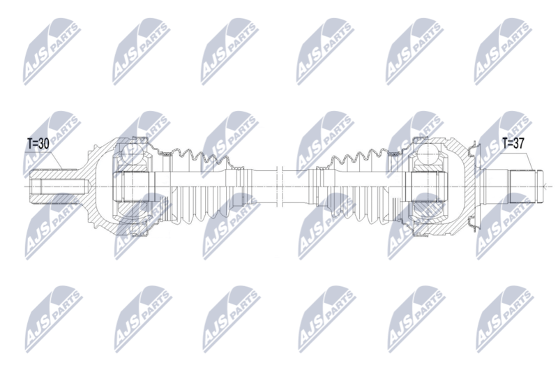NTY NPW-ME-220 Drive Shaft