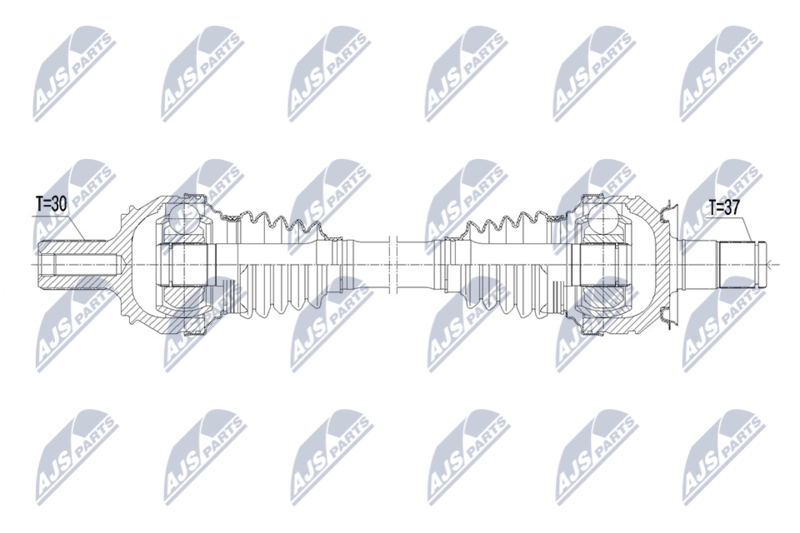 NTY NPW-ME-221 Drive Shaft