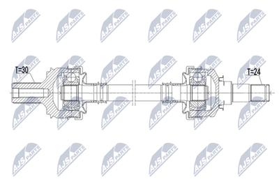 Drive Shaft NTY NPW-ME-222
