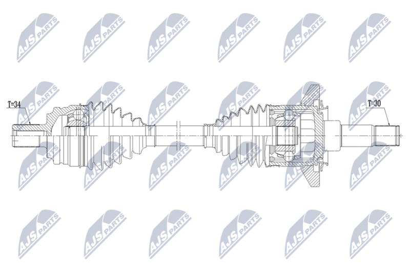 NTY NPW-ME-224 Drive Shaft