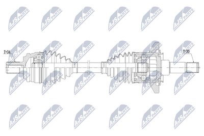 Drive Shaft NTY NPW-ME-224