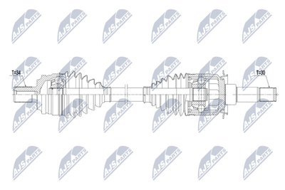 Drive Shaft NTY NPW-ME-225