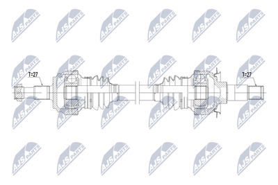 Drive Shaft NTY NPW-ME-226