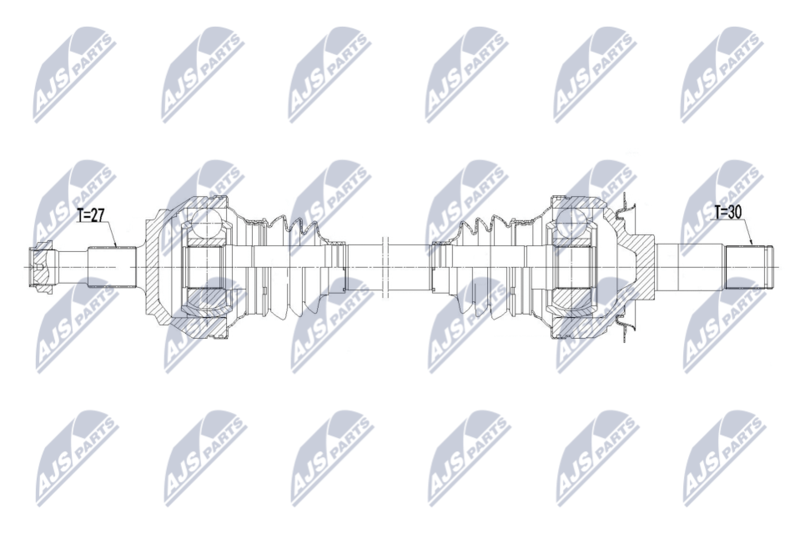 NTY NPW-ME-227 Drive Shaft