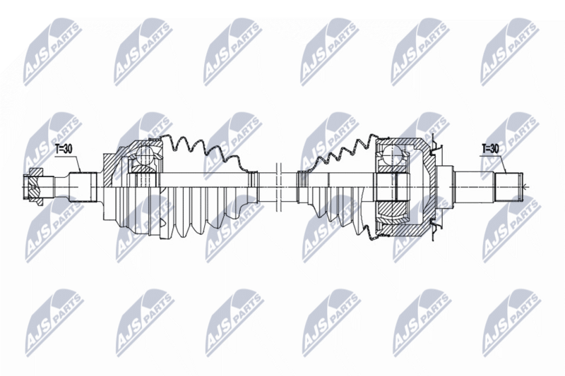 NTY NPW-ME-229 Drive Shaft
