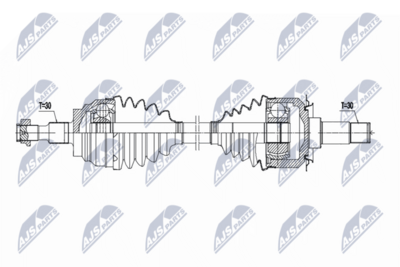 Drive Shaft NTY NPW-ME-229