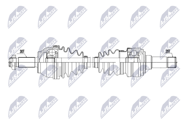 NTY NPW-ME-230 Drive Shaft
