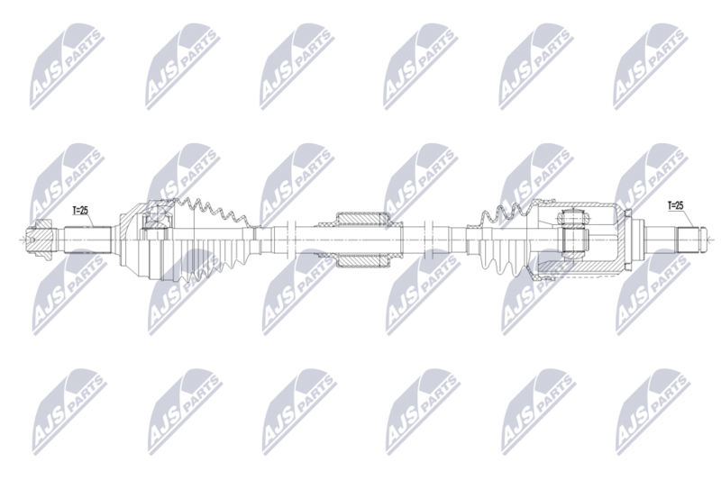 NTY NPW-MG-001 Drive Shaft