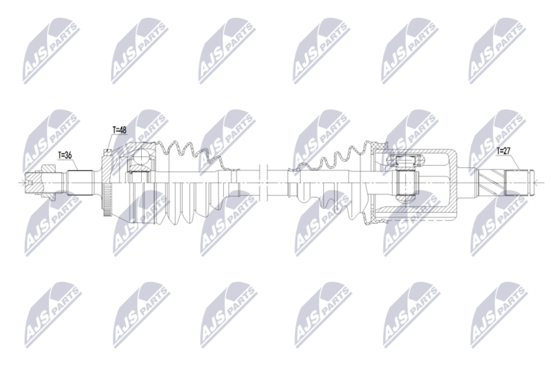 NTY NPW-MG-002 Drive Shaft